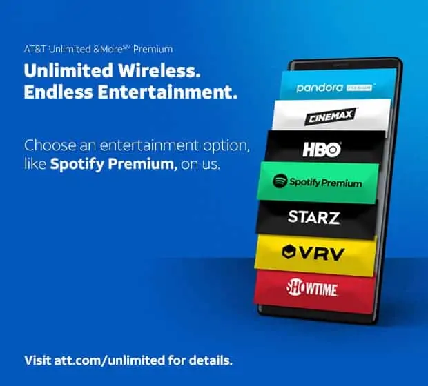 Free Spotify offer with AT&T Unlimited plans