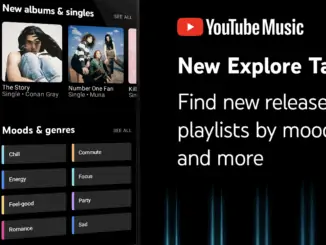 YouTube Music gets new Explore tab and song lyrics