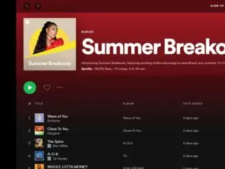 Summer Breakouts playlist now on Spotify